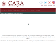 Tablet Screenshot of caramotorhomes.co.uk
